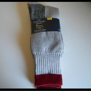 🥾 Men’s Faded Glory Boot Socks (2) Sz 6-12 NEW
